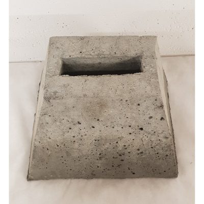 grendelblok dubbele tuinpoort beton