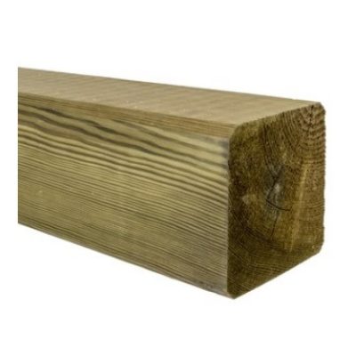 volle houten paal