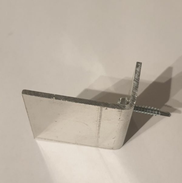 L profiel Aluminium paal