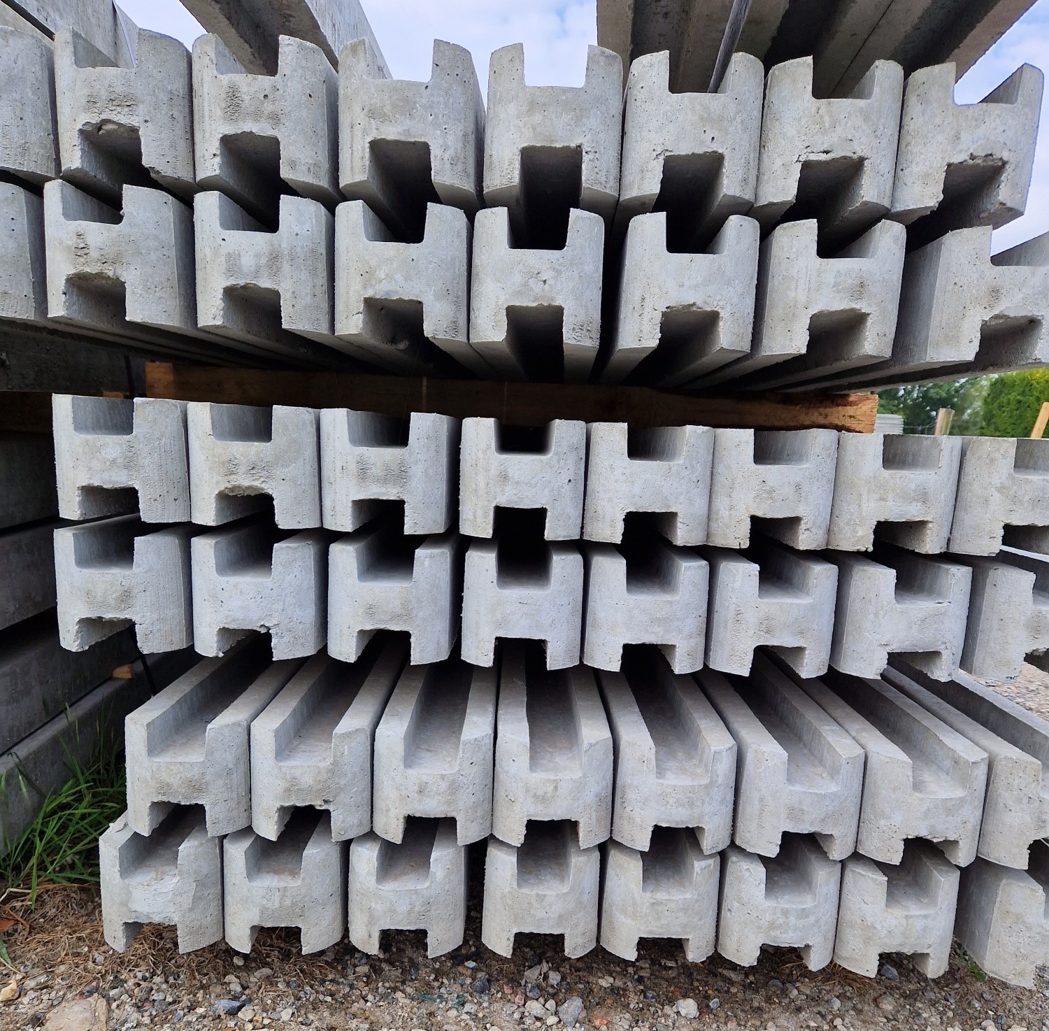 verbinding verbroken Bel terug canvas Gleufpalen voor houten panelen - tuinafsluitingshop